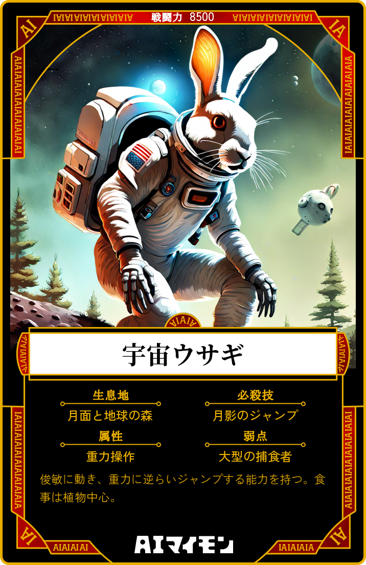 宇宙ウサギ - AIマイモン